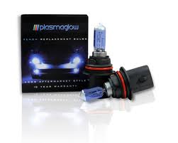 9007 PlasmaGlow Xenon-Krypton Headlight Bulbs Cool White/Blue (Pair) 80/100 Watts