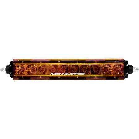 Light Cover for Rigid Industries 10" SR Series LED Light (Trim for use on 6" Light) (Amber)