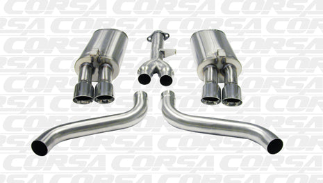 1986-1991 Chevrolet Corvette C4 5.7 V8 L98 Corsa Sport Cat-Back Exhaust