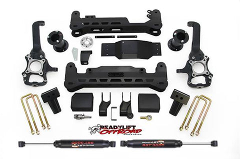 2015-2018 Ford F150 4WD Ready Lift Off Road Lift Kit 7" Front 4" Rear Lift
