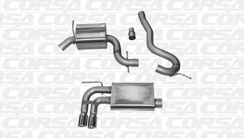 2006-2014 Audi A3 8P (2.0 Turbo) Corsa Touring Cat-Back Exhaust