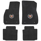 2013-2015 Cadillac XTS "Cadillac Logo" Ultimats Front and Back Seat Floor Mats (Ebony) by Lloyd Mats