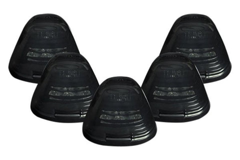 1999-2016 Ford F-250 F-350 F-450 Superduty RECON Smoked LED Truck Cab Lights w/ White LEDs 