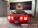2005-2009 Ford Mustang Color Changing LED Headlight Halo Kit w/2.0 Remote by Oracle Lighting