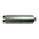 8" x 24" Round Superflow Stainless Muffler (3" Dual In 4" Out) by Gibson Performance