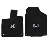 2016-2017 Honda Pilot "Honda Logo" Ultimat FRONT Seat Floor Mats (Ebony) by Lloyd Mats