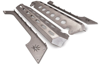 2007-2016 Jeep Wrangler (2 Door Models) Brawler Rockers Aluminum Rocker Armor by Poison Spyder Customs