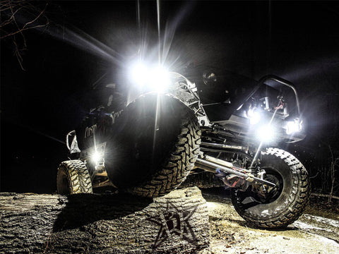 Rigid Industries LED Rock Light Kit - Cool White (4 Light Kit)