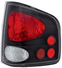 IPCW Tail Lights Black 1994-2004 Chevy S10 GMC Sonoma