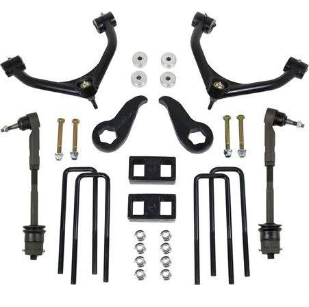 2011-2018 Chevy Silverado GMC Sierra 2500HD 3500 Dually Ready Lift COMPLETE Lift Kit 4" Front 1" Rear Lift
