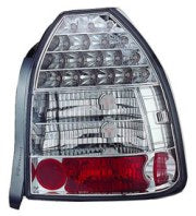 1996-2001 Honda Civic 3 Door IPCW Clear LED Tail Lights
