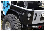 2007-2016 Jeep Wrangler (4Door Models) Crusher Corners (LED Light Ready) by Poison Spyder Customs