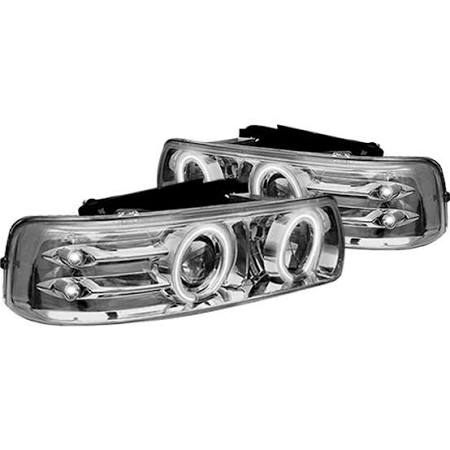  1999-2002 Chevy Silverado / 2000-2006 Chevy Tahoe IPCW Halo Projector Headlights (Pair)