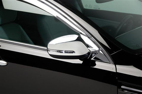 2011-2013 Kia Optima w/ LED opening Chrome Mirror Covers by Putco