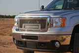2011-2014 GMC Sierra 2500 3500 Rigid Industries LED Grille (w/ 20" Curved LED Light Bar)