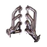 2002-2013 Chevy Silverado GMC Sierra + Tahoe + Suburban + Escalade 5.3 + 6.2 V8 w/out EGR w/out Air Inj. Gibson Performance Silver Ceramic Coated Headers