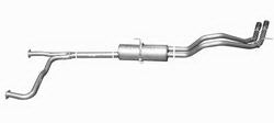 2004-2015 Nissan Titan Crew Cab 5 1/2' Bed Gibson Performance Cat-Back Exhaust (Stainlesss)