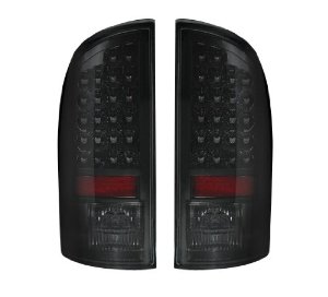 2007-2008 Dodge Ram 1500 AND 2007-2009 Dodge Ram 2500/3500 Smoked Recon LED Tail Lights