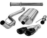 2011-2014 Ford F-150 Raptor 6.2 V8 Super Crew 144" WheelBase Corsa Sport Cat-Back Exhaust BLACK