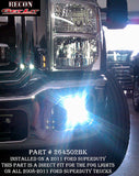 RECON LED Fog Lights 2008-2013 Ford F-250 F-350 F-450 Superduty