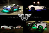 White LED Wheel Light Rings (Set of 4) / LED Car Rim Lights by Oracle