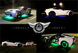 Green LED Wheel Light Rings (Set of 4) / LED Car Rim Lights by Oracle
