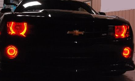 2010-2013 Chevy Camaro LED Fog Light Halo Kit by Oracle