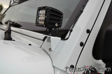 2007-2016 Jeep Wrangler Lower A-Pillar LED Light Mounts (Mounts 2 Rigid D Series Lights)