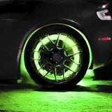 Green LED Wheel Light Rings (Set of 4) / LED Car Rim Lights by Oracle