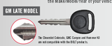 BOLT 5/8" Receiver Lock (Mates w/ Late Model Chevy, GMC, or Cadillac GM-B Key)