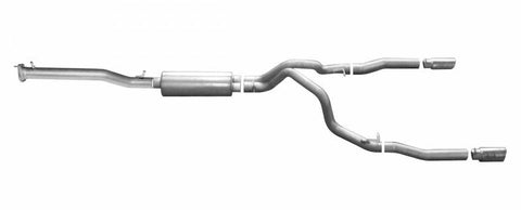 2014-2018 Chevy Silverado GMC Sierra 1500 5.3 V8 6 1/2' Bed Crew Cab Gibson Performance Dual Cat-Back Exhaust (Stainless)