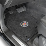 2007-2014 Cadillac Escalade (EXT Models) "Cadillac Logo" Ultimats FRONT Seat Floor Mats (Ebony) by Lloyd Mats