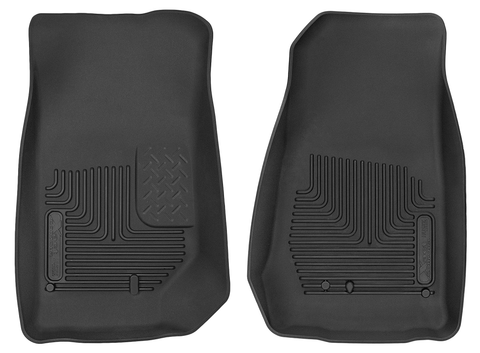 2007-2015 Jeep Wrangler (No Unlimited) Xact Contour All Weather FRONT Floor Liners by Husky (Pair)