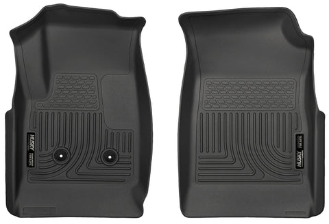 Husky WeatherBeater FRONT SEAT Floor Liners 2015 Chevrolet Colorado, GMC Canyon (Crew Cab and Extended Cabs)