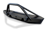 2007-2016 Jeep Wrangler Brawler MID Front Bumper w/ Brawler Bar, Tabs (Black) by Poison Spyder Customs