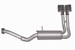 2002-2006 Chevy Silverado GMC Sierra 1500 4.3 4.8 5.3 2WD Standard Cab 8' Bed Gibson Super Truck Cat-Back Exhaust (Stainless)