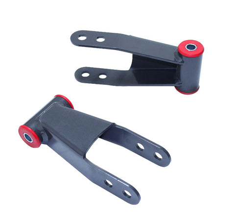 2002-2008 Dodge Ram 1500 2WD 4WD MaxTrac Suspension 2" Rear Lift Shackles