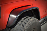 2007-2016 Jeep Wrangler Rear Aluminum Crusher Flares (Extra Width) by Poison Spyder Customs