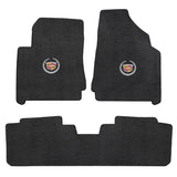 2010-2011 Cadillac SRX "Cadillac Logo" Ultimats Front and Back Seat Floor Mats (Ebony) by Lloyd Mats