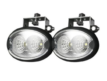 RECON Clear LED Fog / Driving Lights (Universal) 3.75" x 2.25"