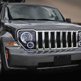 2008-2013 Jeep Liberty CCFL Headlight Halo Kit by Oracle