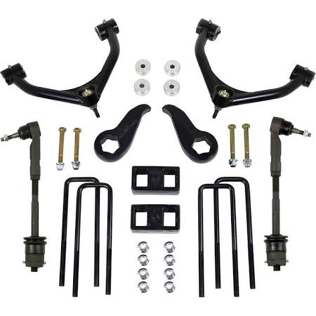 2011-2018 Chevy Silverado GMC Sierra 2500HD 3500 (No Dually) Ready Lift COMPLETE Lift Kit 4" Front 1" Rear Lift