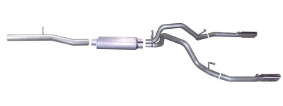 2014-2018 Chevy Silverado GMC Sierra 1500 5.3 V8 5'8" Bed Crew Cab + 6 1/2' Extended/Double Cab Gibson Performance Dual Cat-Back Exhaust (Aluminized)