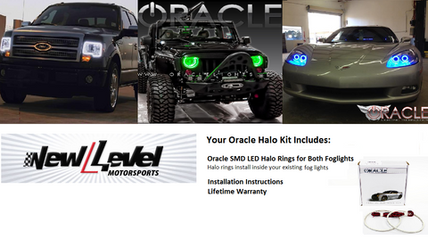 2005-2010 Dodge Charger LED Fog Light Halo Kit by Oracle Bolo Motorsports 2005-2010 Dodge Charger LED Fog Light Halo Kit by Oracle Bolo Motorsports