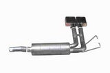 1998-2003 Ford F-150 4.2 4.6 5.4 Standard Cab + Super Cab +2001-2003 Ford F-150 4.6 5.4 Super Crew Short Bed Gibson Super Truck Cat-Back Exhaust (Aluminized)