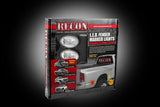 RECON Clear LED Fender Lights 1999-2010 Ford F250HD/F350/F450/F550 Superduty