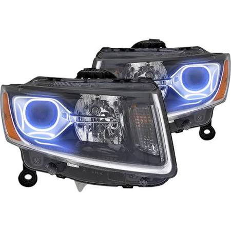 2014-2015 Jeep Grand Cherokee (Does Not Fit Models w/ HID Headlights) Oracle Halo Headlights (Complete Assemblies)