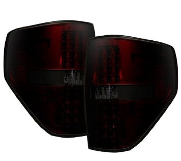 2009-2014 Ford F150 Styleside Red/Smoked Recon LED Tail Lights