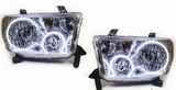2007-2013 Toyota Tundra (Models w/out Auto Leveling HeadLights) Oracle Halo Headlights (Complete Assemblies)