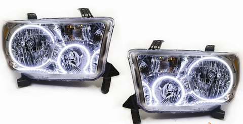 2007-2013 Toyota Tundra (Models w/out Auto Leveling HeadLights) Oracle Halo Headlights (Complete Assemblies)